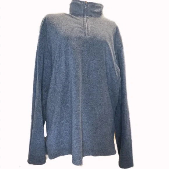 LIGHT GRAY 1/4 ZIP OLD NAVY - Picture 2 of 5